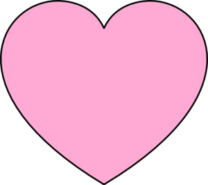 Light Pink Heart Clip Art At Clker Com   Vector Clip Art Online    