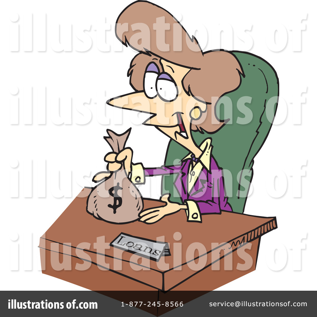 Loan Clipart  440494 By Ron Leishman   Royalty Free  Rf  Stock