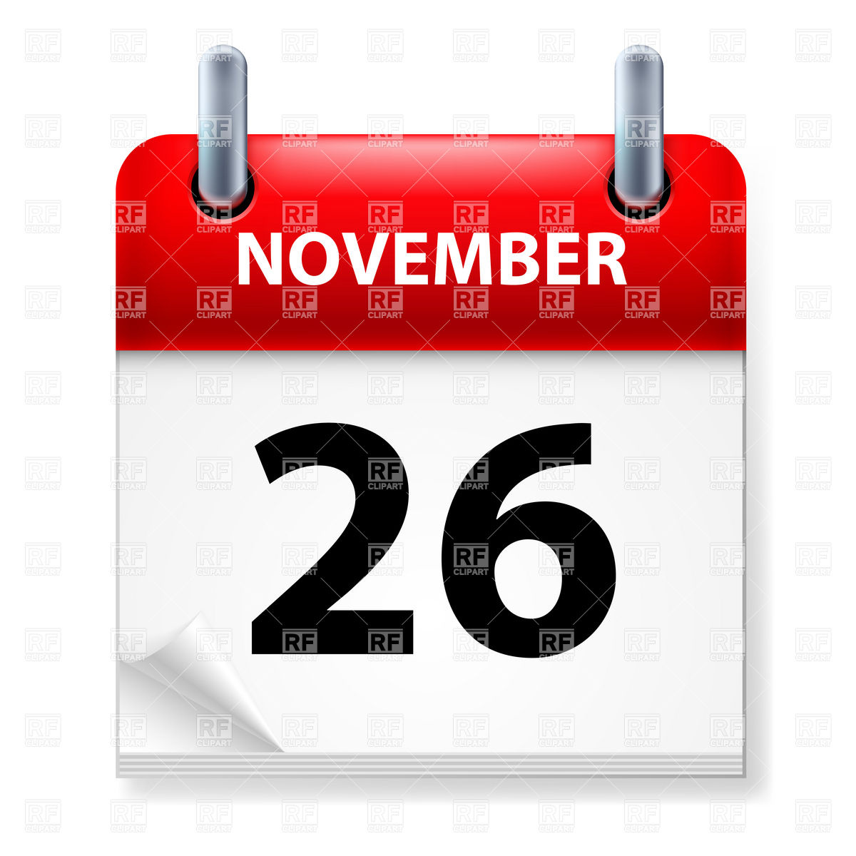 November   Calendar Icon 7272 Download Royalty Free Vector Clipart    