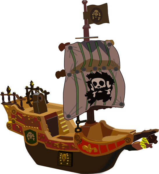 Pirate Ship Clip Art At Clker Com   Vector Clip Art Online Royalty