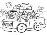 Road Trip Clipart Black And White