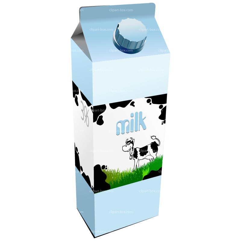 Clipart Bottle Of Milk   Royalty Free Vector Design