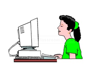 Computer Research Clipart Online Presentations