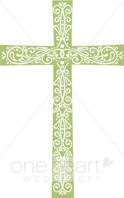 Cross Accent Elegant Green Cross Elegant Cross Accent