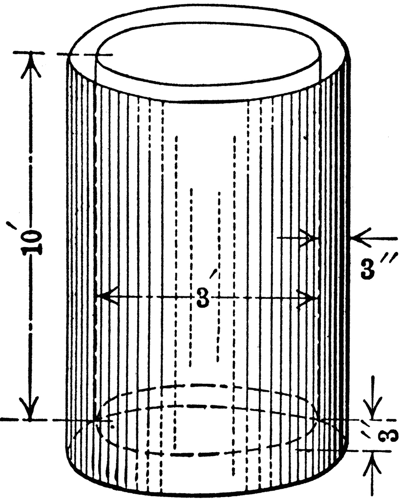Cylindrical Water Tank   Clipart Etc