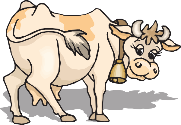 Light Brown Cow Clip Art At Clker Com   Vector Clip Art Online