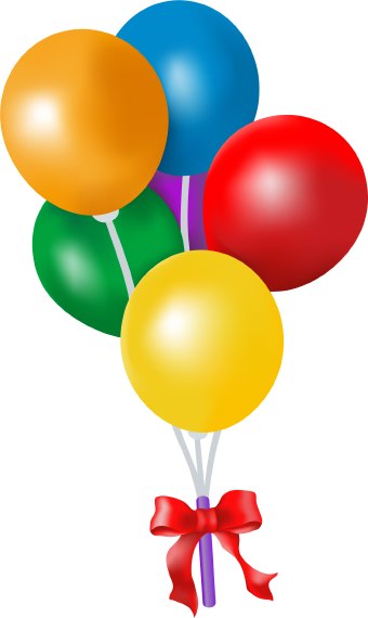 Of A Bouquet Of Colorful Balloons For A Birthday Party Or Celebration