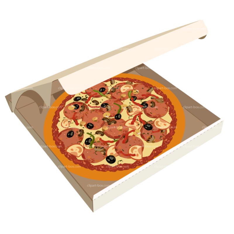 Pizza Box Clipart Clipart Pizza