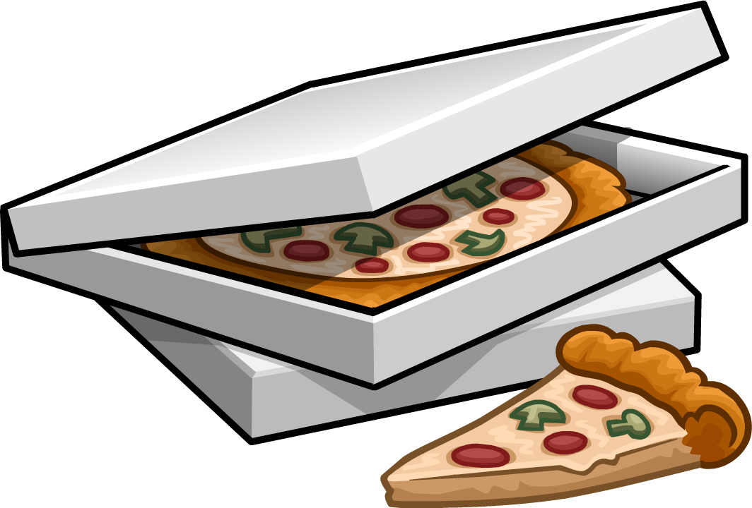 Pizza Box Puffle Item Png