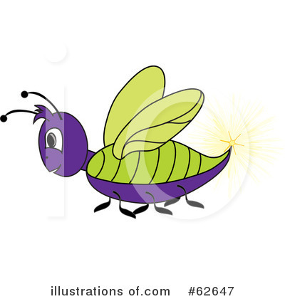 Royalty Free  Rf  Lightning Bug Clipart Illustration By Pams Clipart