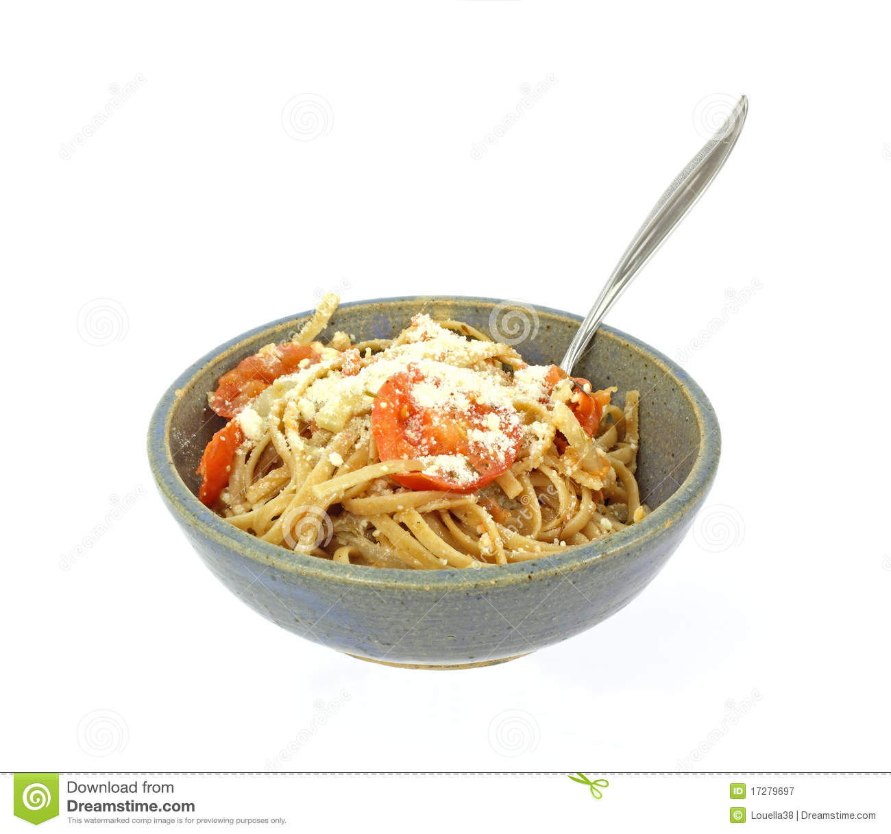 Serving Pasta And Spoon Royalty Free Stock Photography   Image