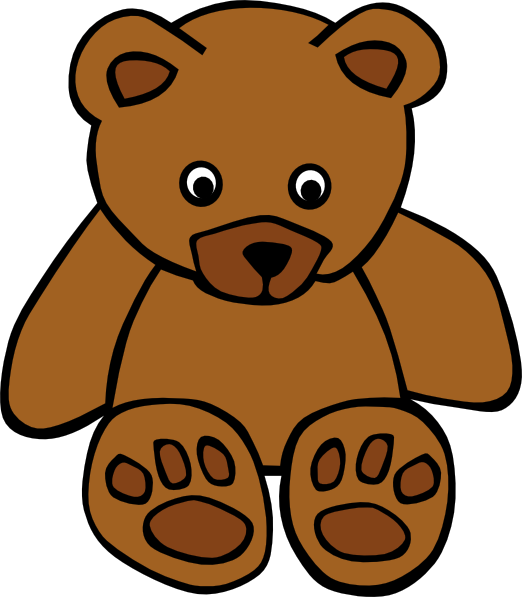 Simple Teddy Bear Clip Art At Clker Com   Vector Clip Art Online