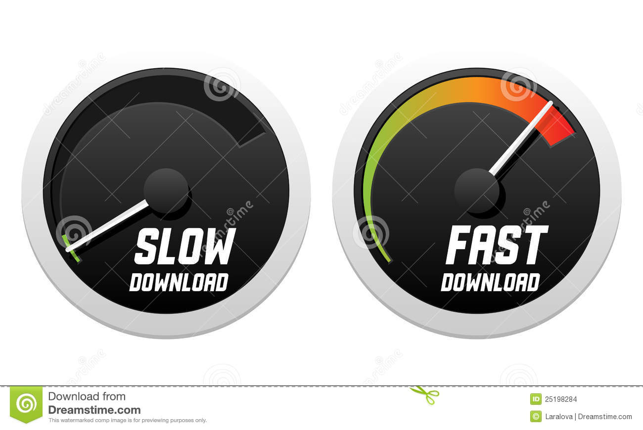 Slow Car Clipart Speedometers With Slow And
