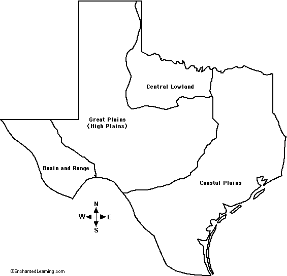 Texas School  Texas School Regions Map
