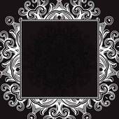 Vector Black Gothic Frame   Stock Illustration