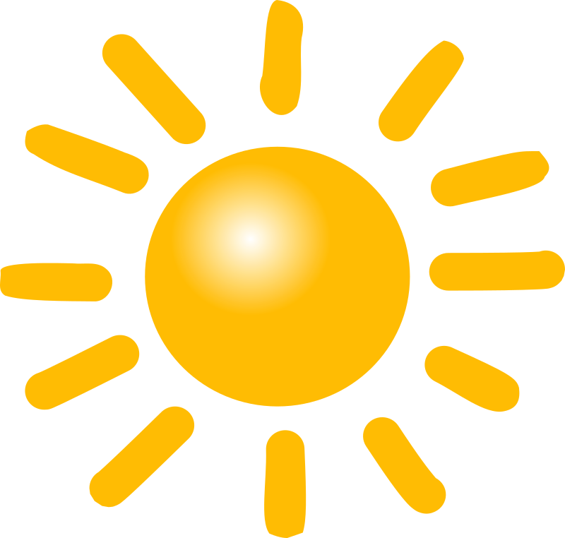 Weather Symbols  Sun By Nicubunu   A Bright Sun