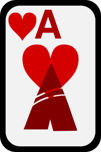 Ace Of Hearts Clipart
