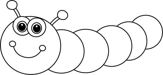 And White Cartoon Caterpillar   Cartoon Animals   Pinterest   Cartoon