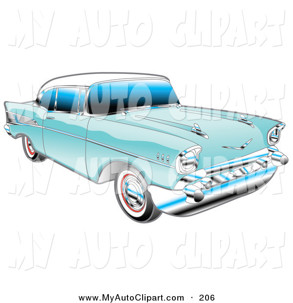 Clipart Blue Race Car With Smoke Royalty Free Vector Illustration By