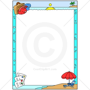 Coolclipart Com   Clip Art For  Borders Vacation Trip   Image Id