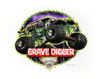 Grave Digger Edible Image