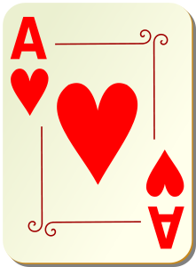 Nicubunu Ornamental Deck Ace Of Hearts Clipart Free Png