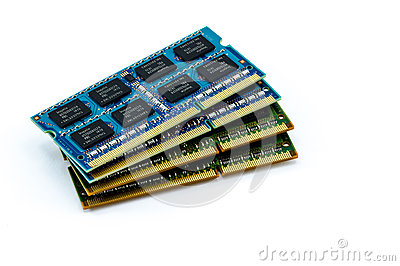  Up Stack Of Ddr Ram  Double Data Rate Random Access Memory  Sticks    