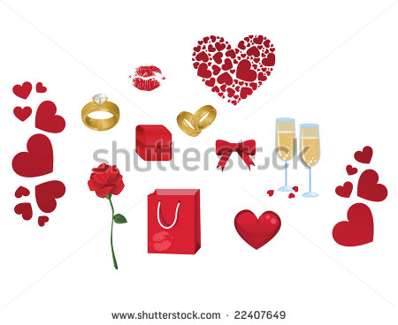 Valentine S Day Icons   Stock Vector