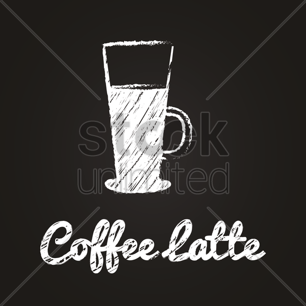 Coffee Latte Vector Clipart   1606434   Stockunlimited
