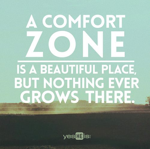 Comfort Zone Is A Beautiful Place But Nothing Ever Grows There
