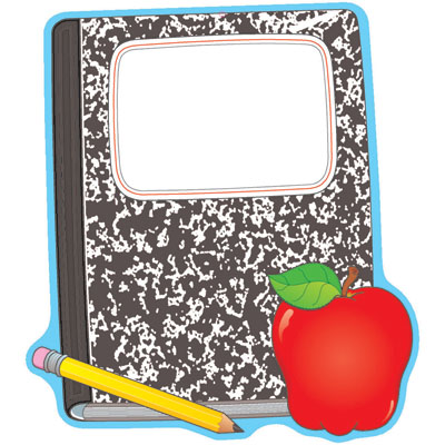 Composition Notebook Cover Clipart Composition Book   Apple