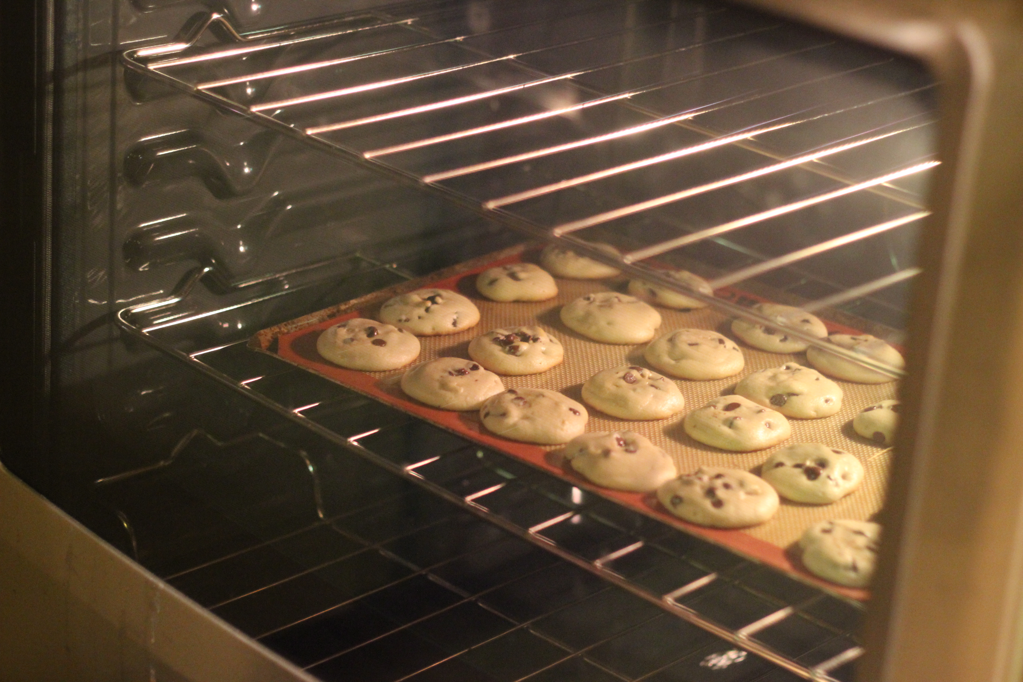 Cookies Baking In Oven