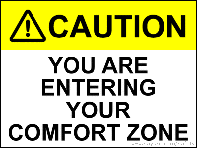 Get Out Of Your Comfort Zone    Writers And Authors
