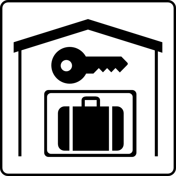 Hotel Icon Has Secure Storage In Room Clip Art At Clker Com   Vector