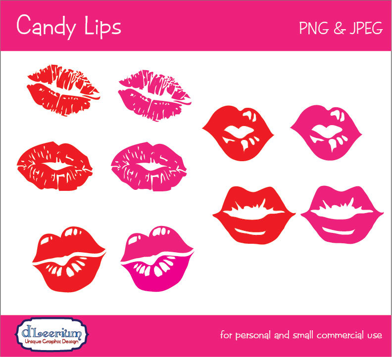 Kissable Lips Clipart Image