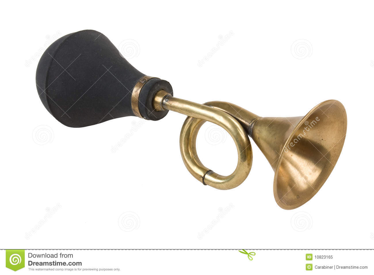Old Car Horn Royalty Free Stock Photo   Image  10823165