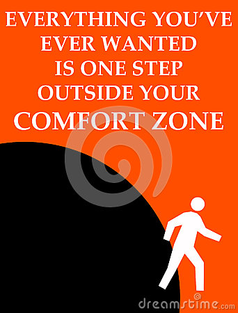 Outside Comfort Zone Royalty Free Stock Photography   Image  28959227