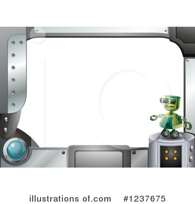 Robot Clipart  1237675 By Colematt   Royalty Free  Rf  Stock    