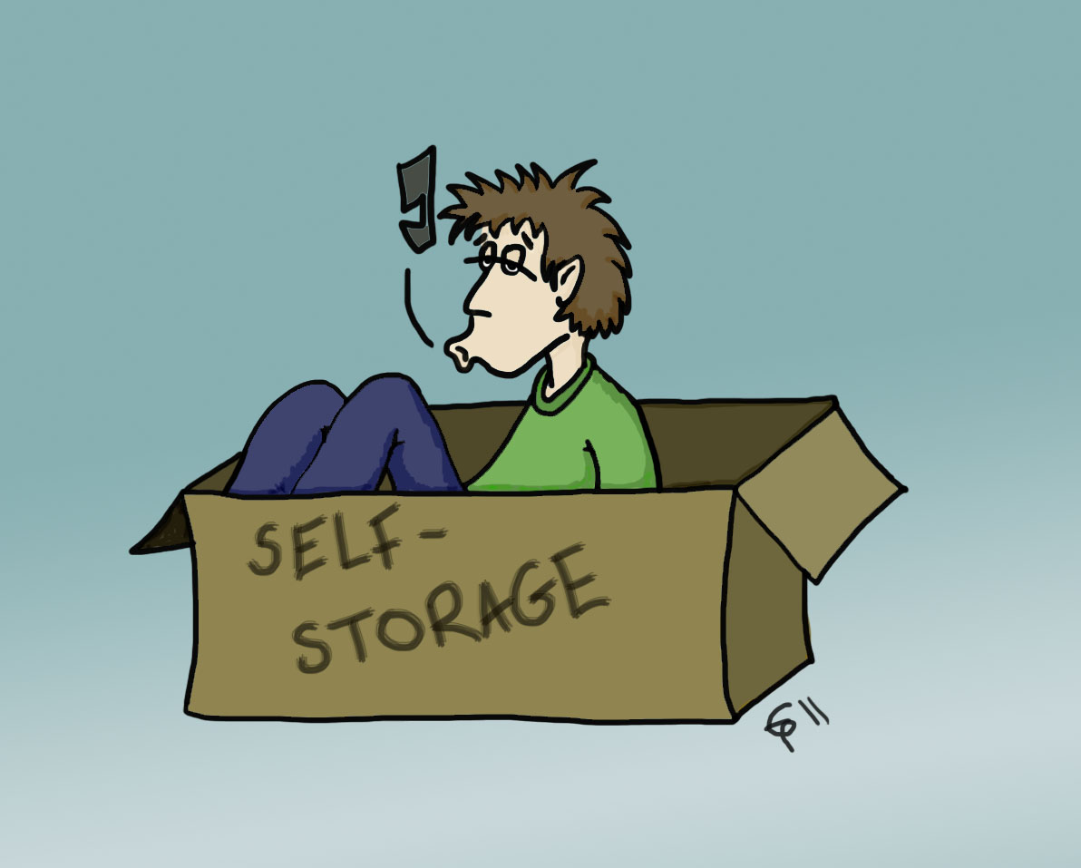 Storage Unit Cartoon By Self Storage Units
