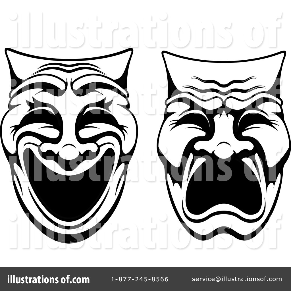 Theater Mask Clipart  1169588 By Seamartini Graphics   Royalty Free
