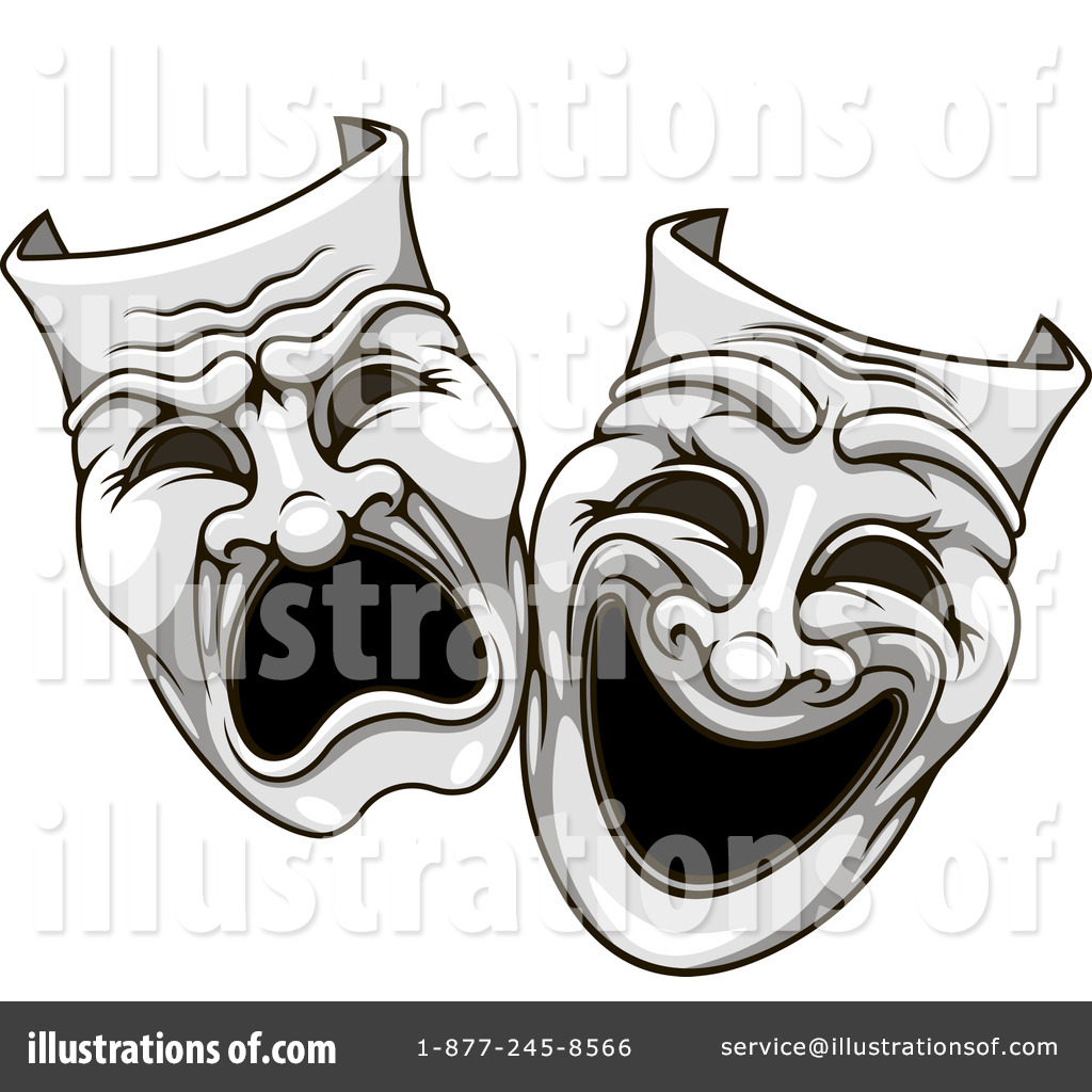 Theater Mask Clipart  1169589 By Seamartini Graphics   Royalty Free