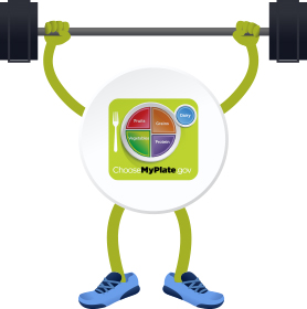     Weights Myplate Jpg Clipart   Free Nutrition And Healthy Food Clipart