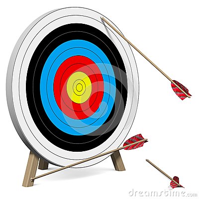 Arrows Do Not Hit The Target Royalty Free Stock Photography   Image    