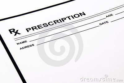 Blank Prescription Pad Royalty Free Stock Images   Image  13985899