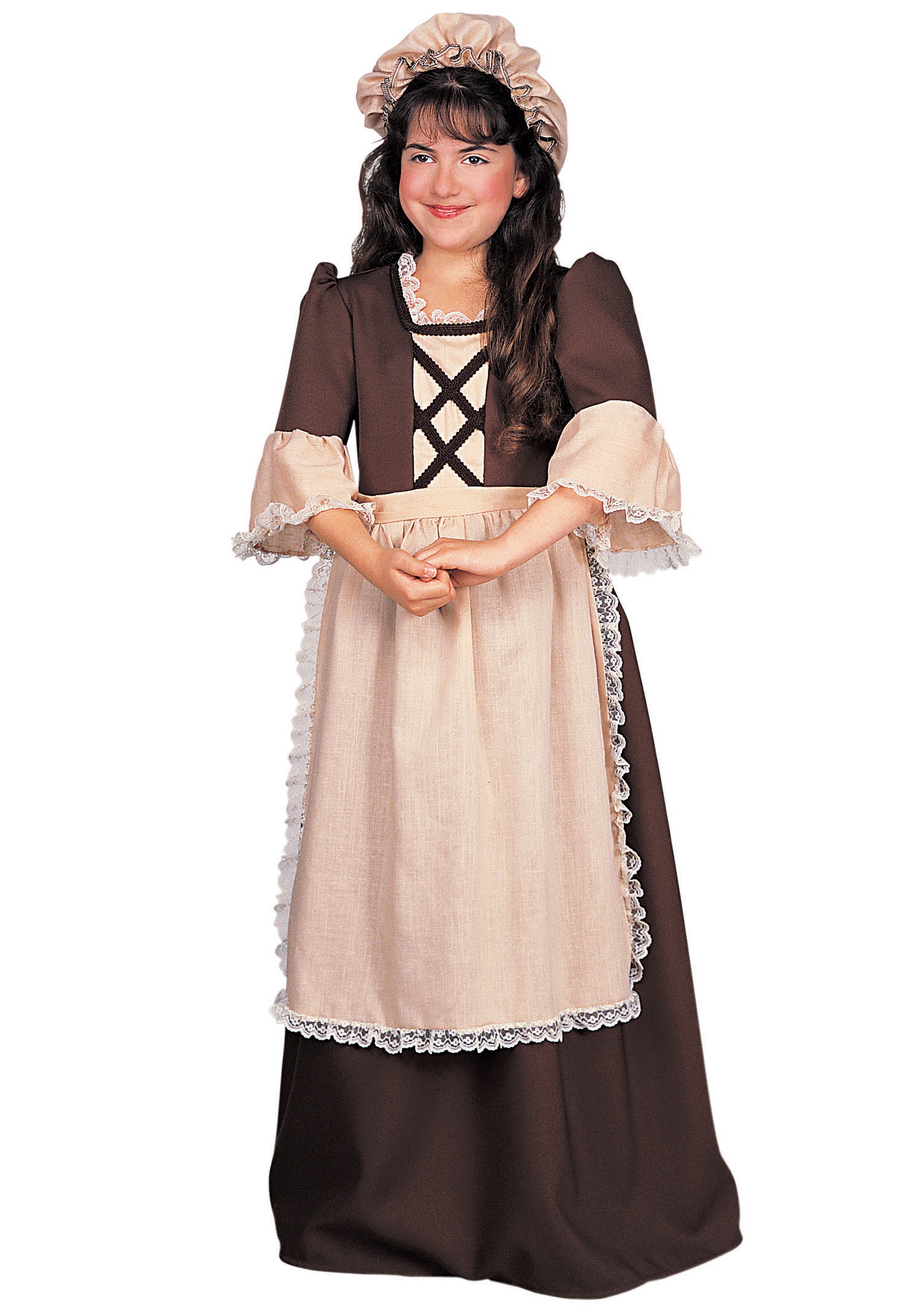 Girls Colonial Pilgrim Costume