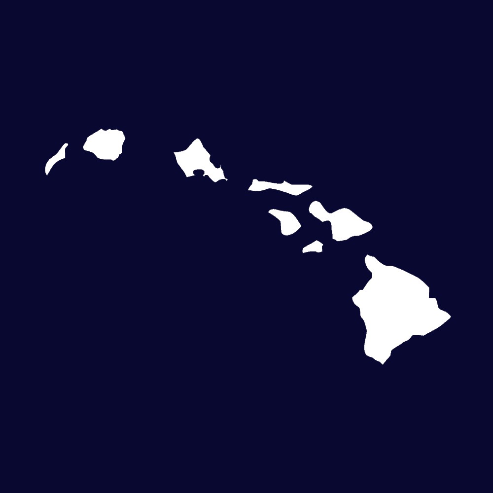 Hawaiian Islands Outline