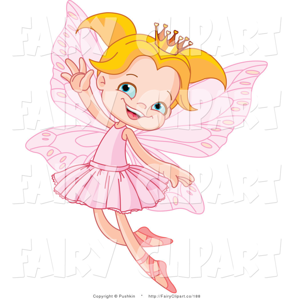 Of A Happy Fairy Princess Flying Fairy Clip Art Pushkin