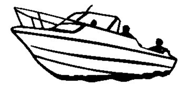 Ski Boat Clipart Boat Image   Vector Clip Art