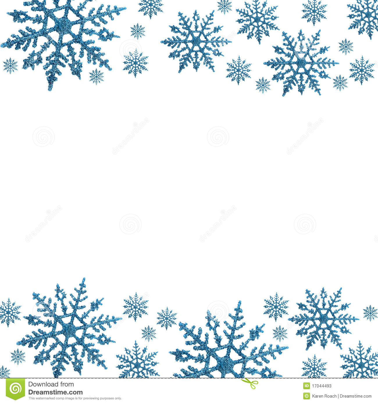 Snowman Border Clip Art Winter Snowflakes Clipart