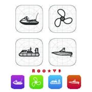 Wakeboard Boat Clipart And Illustrations